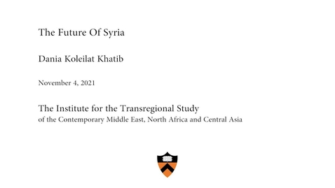 Thumbnail for TRI Talk- The Future Of Syria