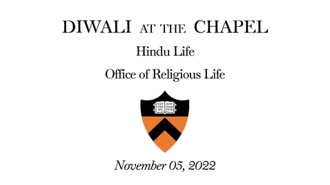 Thumbnail for entry Diwali in the Chapel