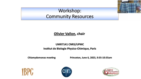 Thumbnail for entry Workshop - Community resources - Chair- Olivier Vallon