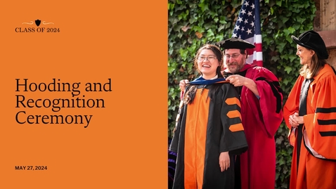 Thumbnail for Graduate Hooding 2024