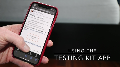 Thumbnail for entry How to Use the COVID Testing App