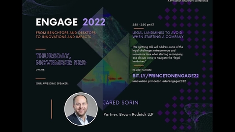 Thumbnail for Legal Landmines to Avoid When Starting a Company - Engage 2022