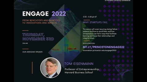 Thumbnail for Why Startups Fail - Engage 2022