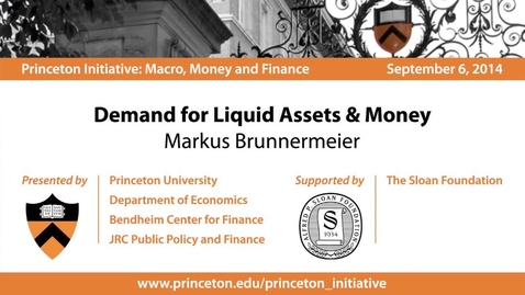 Thumbnail for Demand for Liquid Assets &amp; Money