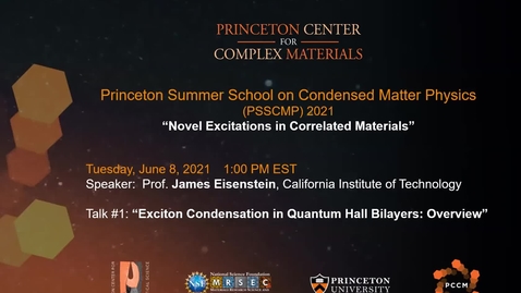 Thumbnail for Exciton Condensation in Quantum Hall Bilayers Overview