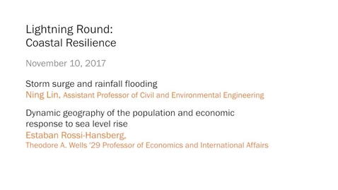 Thumbnail for entry Lightning Round – Coastal Resilience