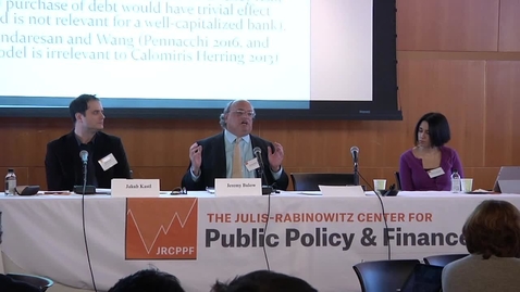 Thumbnail for “Equity Recourse Notes: Creating Counter-cyclical Bank Capital” - JRCPPF 5th Annual Conference