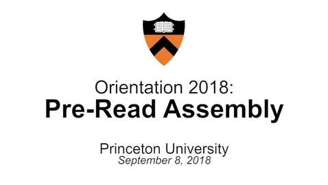 Thumbnail for Orientation 2018: Pre-Read Assembly