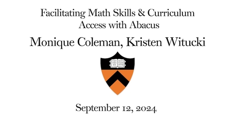 Thumbnail for Facilitating Math Skills &amp; Curriculum Access with Abacus