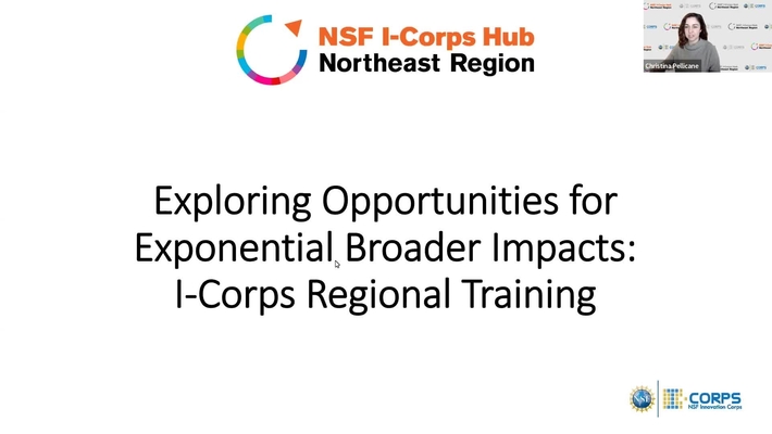 I-Corps Northeast Hub Information Session Jan 14, 2022