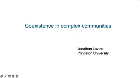 Thumbnail for EEB 522 Seminar Series | Jonathan Levine 