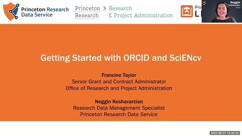 Thumbnail for entry ORCID-SciENcv_Recording June 2022