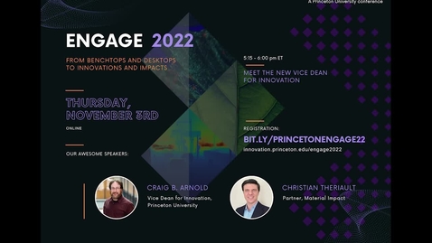 Thumbnail for entry Fireside Chat: Meet the New Vice Dean for Innovation - Engage 2022