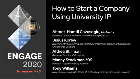 Thumbnail for How to Start a Company Using University IP
