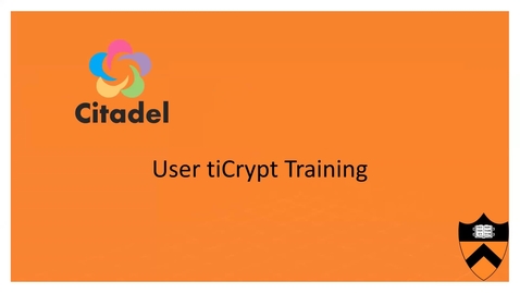 Thumbnail for entry Citadel End User Training