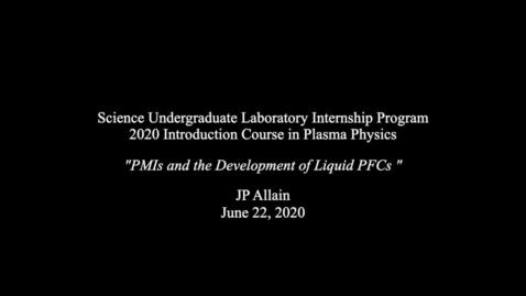 Thumbnail for SULI_22Jun2020_JPAllain