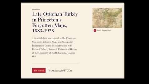 Thumbnail for entry Late Ottoman Turkey in Princeton's Forgotten Maps 1883-1923