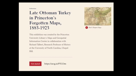Thumbnail for Late Ottoman Turkey in Princeton's Forgotten Maps 1883-1923
