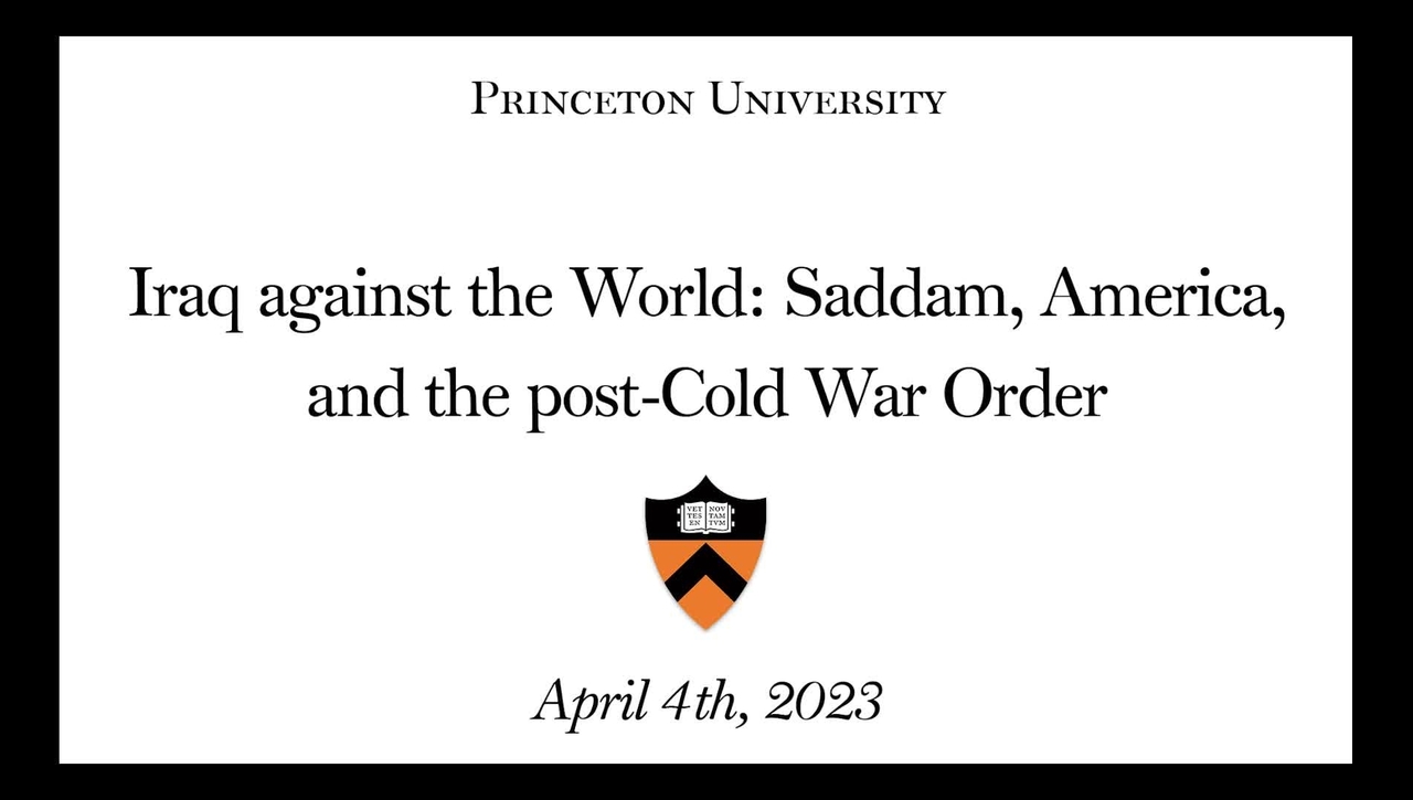 Iraq against the World: Saddam, America, and the post-Cold War Order
