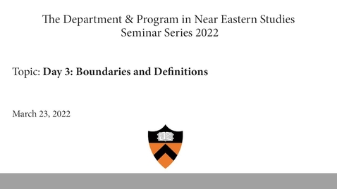 Thumbnail for Day 3: Boundaries and Definitions