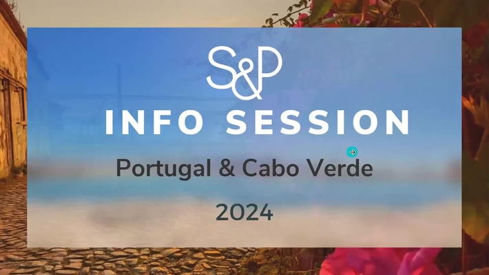 SPO Summer Programs 2024: Princeton in Portugal Information Session