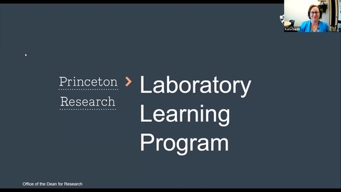 Thumbnail for entry Laboratory Learning Program 2022 Orientation