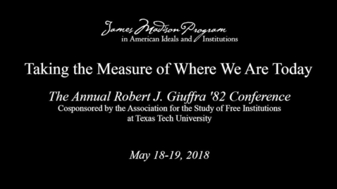 Thumbnail for Taking the Measure of Where We are Today- Religious Freedom at Home and Abroad