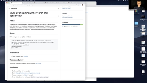 Thumbnail for Multi-GPU training with Pytorch and TensorFlow