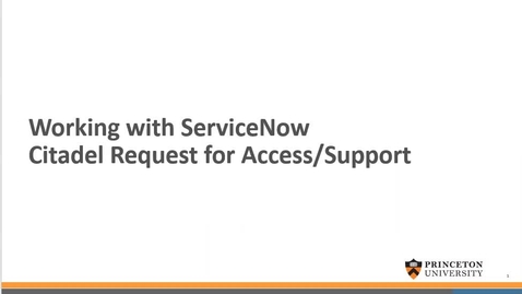 Thumbnail for ServiceNow Primer for Citadel Sub-Admins