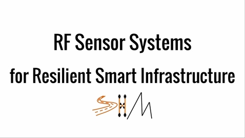Thumbnail for entry RF Sensor Systems for Resilient Smart Infrastructure, Bryan Boyd, UG '24 (2263555)