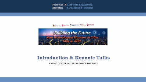 Thumbnail for entry Smart Cities May 2019: Keynote Speakers 