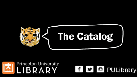Thumbnail for How to use the Library catalog