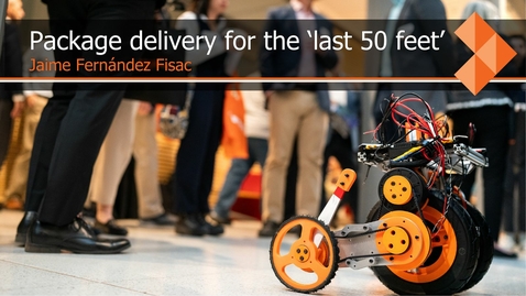 Thumbnail for entry Package delivery robot - Celebrate Princeton Innovation, Jaime Fernández Fisac, Robert Shi