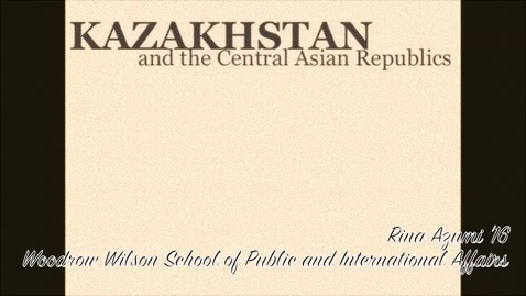 Thumbnail for entry Kazakhstan and the Central Republics