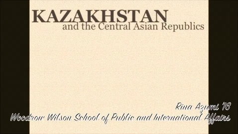 Thumbnail for Kazakhstan and the Central Republics