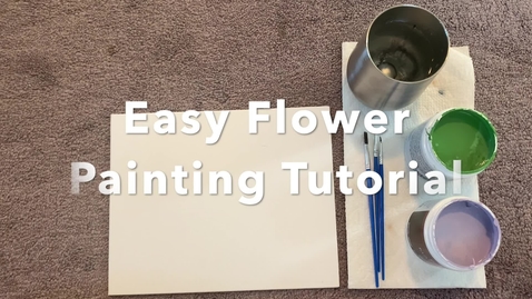 Thumbnail for Flower Painting with Erin Heaning '23