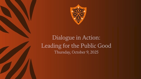 Thumbnail for Many Minds, Many Stripes: Dialogue in Action: Leading for the Public Good