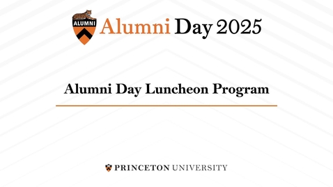 Thumbnail for 2025 Alumni Day: Luncheon