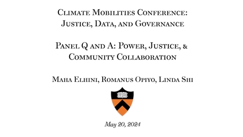 Thumbnail for Panel Q and A, May 20, 2024, &quot;Power, Justice &amp; Community Collaboration&quot;