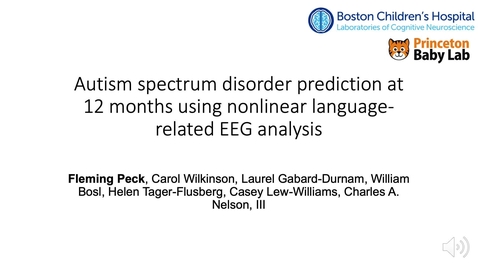 Thumbnail for entry Early-life autism spectrum disorder diagnosis with nonlinear EEG analysis using machine learning methods