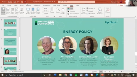 Thumbnail for entry PUEA 2020 Fall Conference Day 1: Panel 3 - Energy Policy