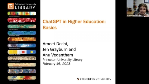 Thumbnail for entry ChatGPT in Higher Education: Basics