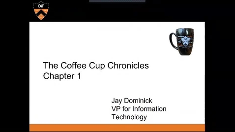 Thumbnail for entry OIT Coffee Cup Chronicles 1: Automation