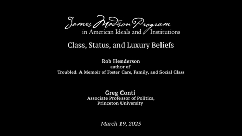 Thumbnail for Class, Status, and Luxury Beliefs with Rob Henderson