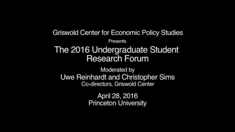 Thumbnail for entry GRISWOLD STUDENT FORUM