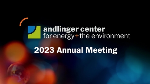 Thumbnail for ACEE annual meeting Morning Keynote: &quot;Disruptive Energy Futures&quot;