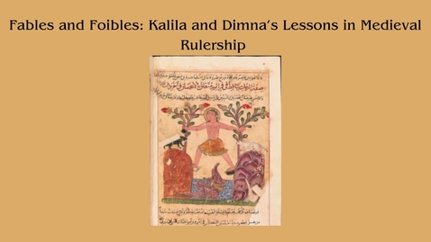 Thumbnail for entry Kalila and Dimna - Kai Le