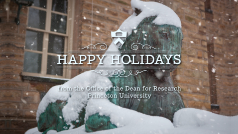 Thumbnail for entry Happy Holidays from the Office of the Dean for Research 2022