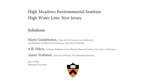 Thumbnail for HMEI: High Water Line: New Jersey -Solutions