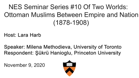 Thumbnail for Near Eastern Studies Seminar #10